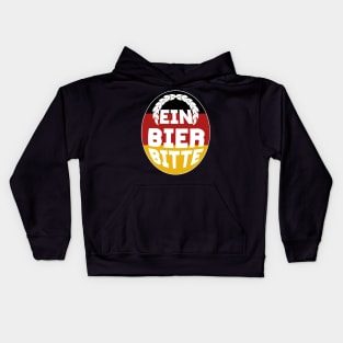 Ein Bier Bitte - For Beer Lovers Kids Hoodie